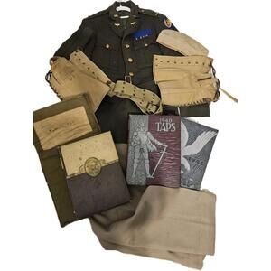 WWII Mighty 8th Air Force B17 Pilot Uniform Lot Clemson TAPS POW Lt. R. Way